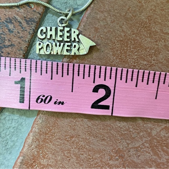Sterling Silver 925 CHEERLEADING Pendants on 16” Chain. - Picture 10 of 10
